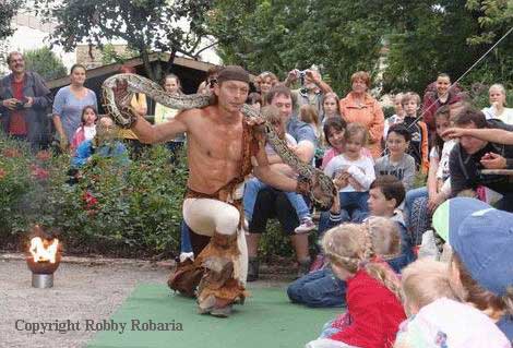 Afrikashow im Dschungeloutfit